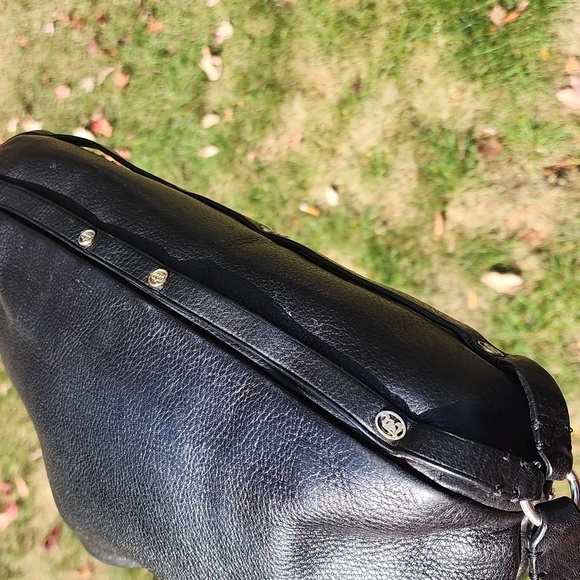 Rare 💎Vintage Leather Juicy Couture Bling Crystal Bag! - Picture 3 of 10